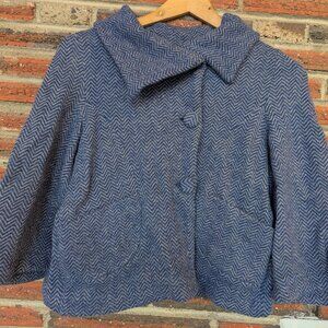 Anthropologie Guinevere cropped coat